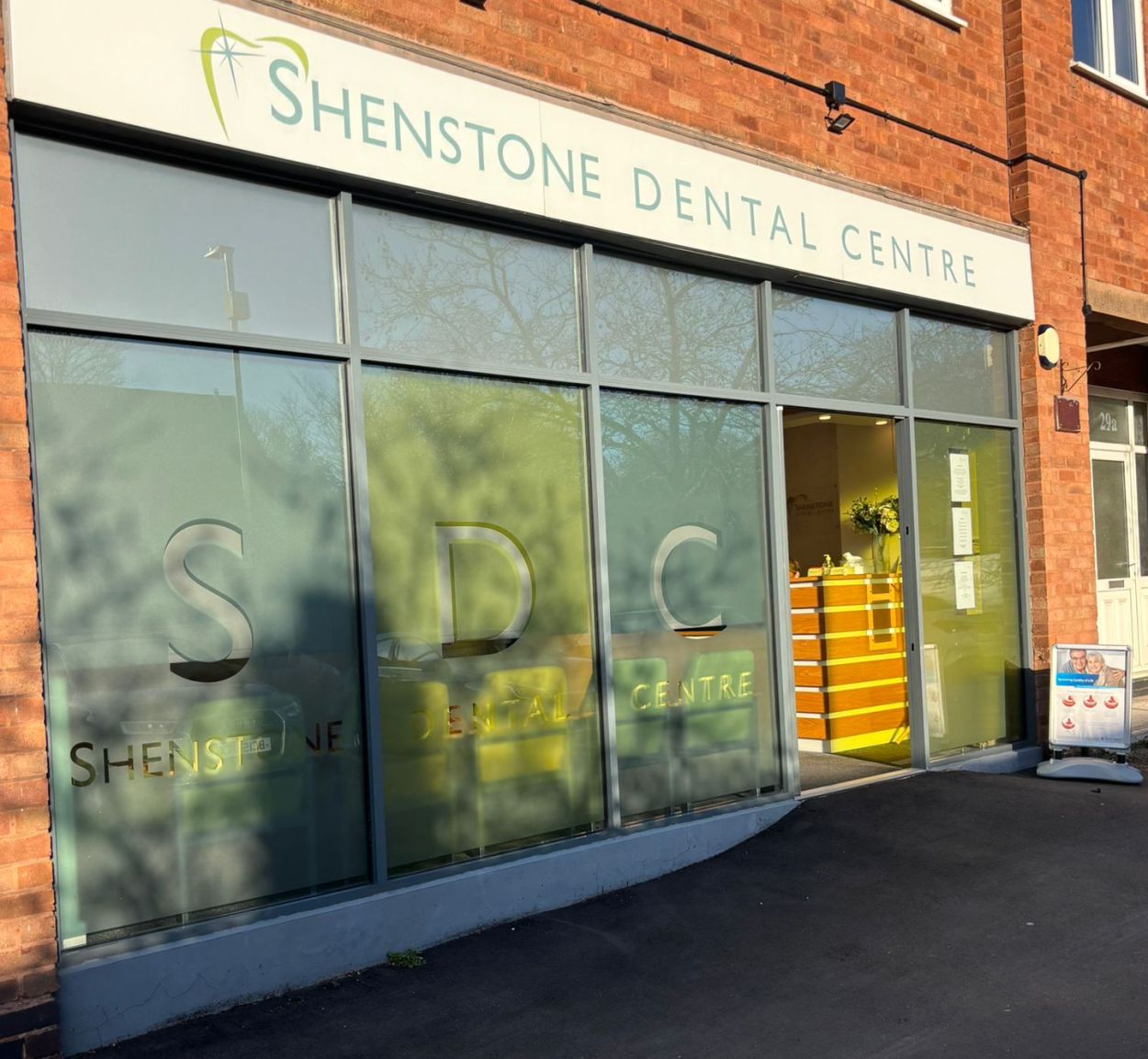 dentist with patient